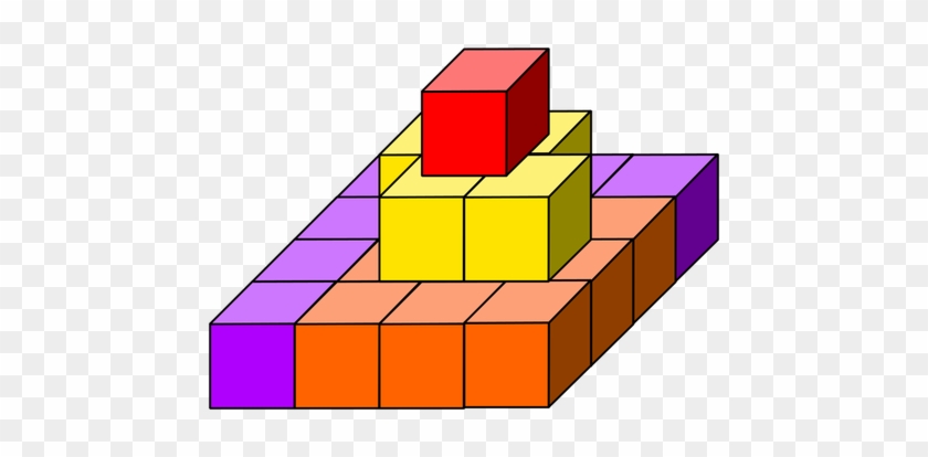 Cube Building Vector Image - Diagram #986235