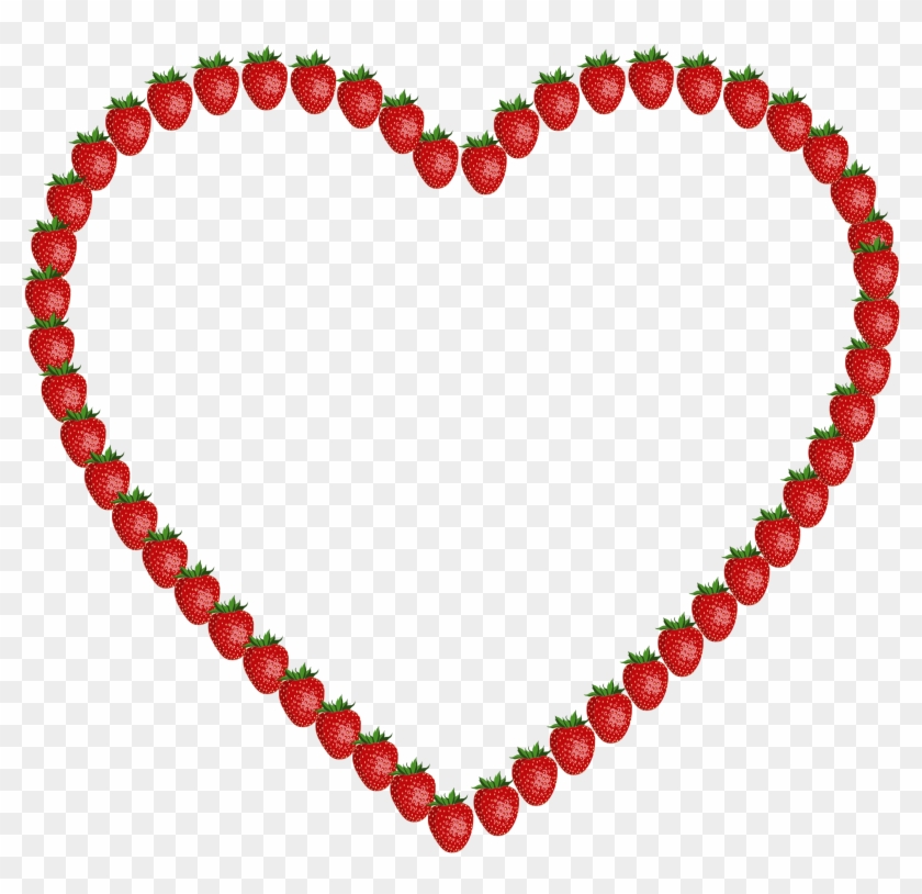 Strawberry Clipart Strawberry Heart - Strawberry Clipart Strawberry Heart #986354