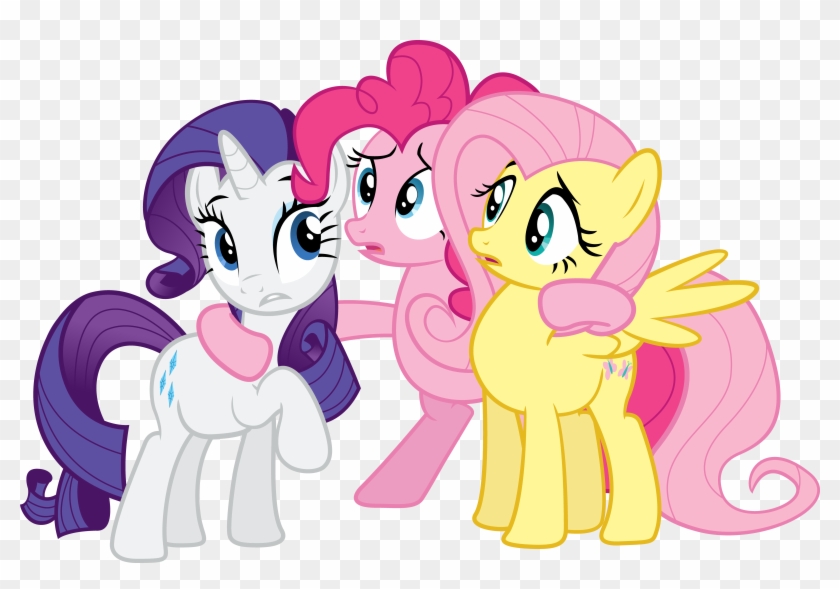 Is It Fluttershy Rarity Improved Version By The-crusius - Pinkie Pie Fluttershy And Rarity #988326