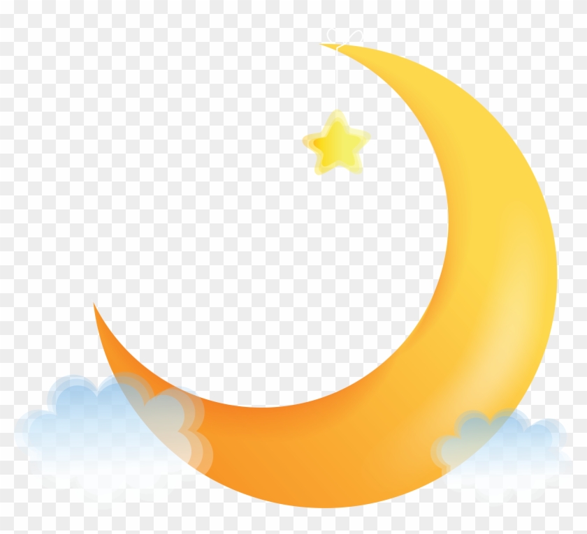 Crescent Moon Illustration Sun And Moon Clipart Free Transparent Png Clipart Images Download
