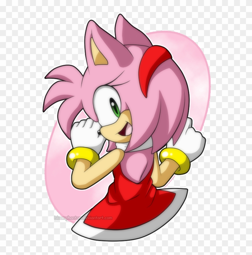 Sonic And Amy Rose Belong To Artwork By =rowser-berry - Cartoon - Free 