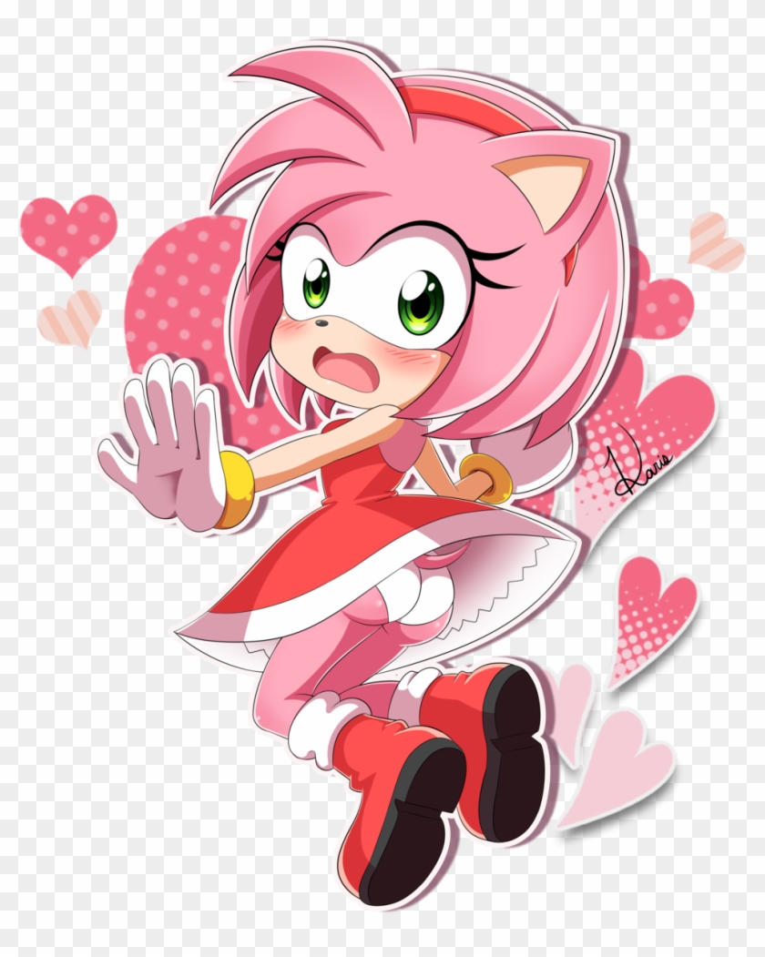 Amy Rose By Karis-coba - Cartoon #988824