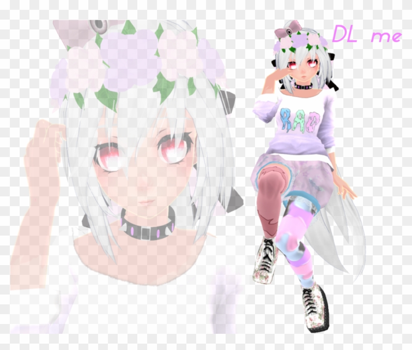 Mmd Haku Yowane Pastel Goth Download By Glados-senpai - Mmd Haku Yowane Pastel Goth Download By Glados-senpai #988851