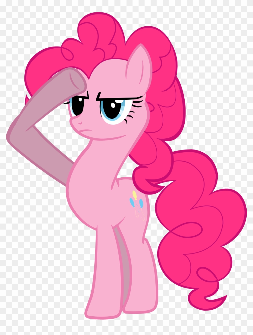 My Little Pony Salutes To You - Pinkie Pie Unicorn #988990