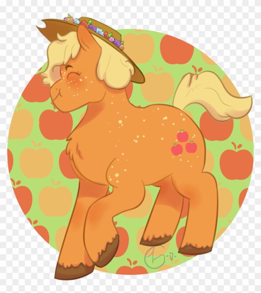 Abstract Background, Alternate Hairstyle, Applejack, - Cartoon #989262