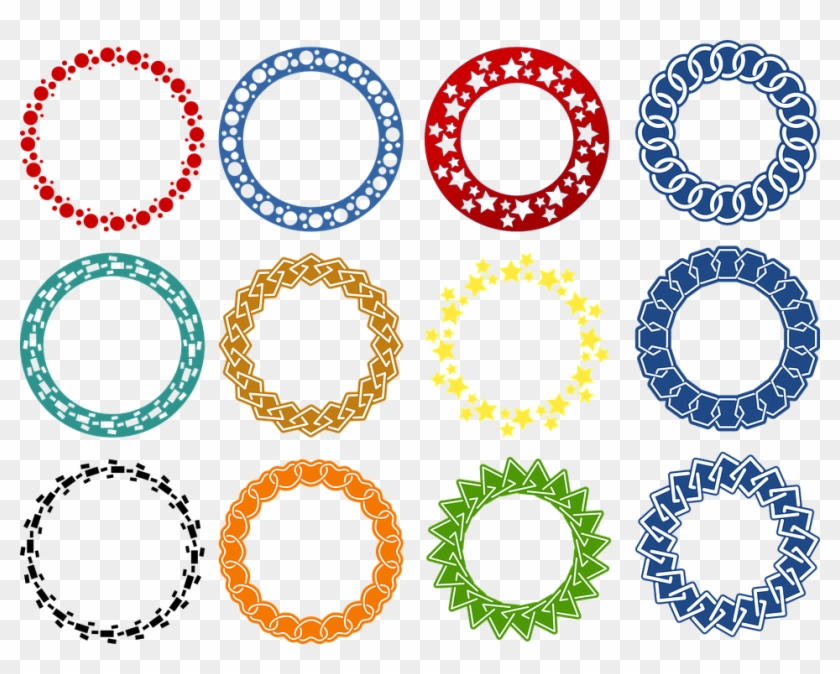 Round Frame Png Transparent Picture - Wreath #989882