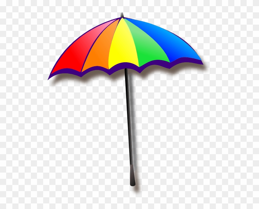 Rainbow Umbrella Clipart 2 By Bryan - Rainbow Umbrella Clip Art #992594