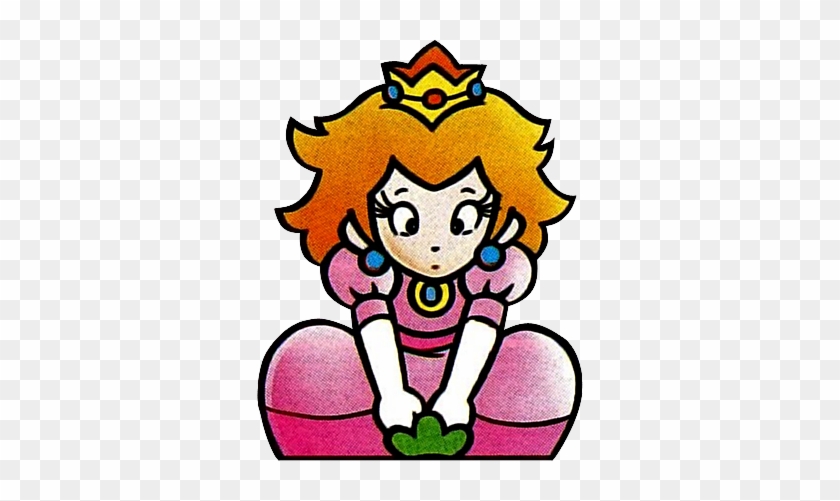 Download Artwork Of Peach Plucking A Vegetable From The Ground Super Mario Bros 2 Free Transparent Png Clipart Images Download