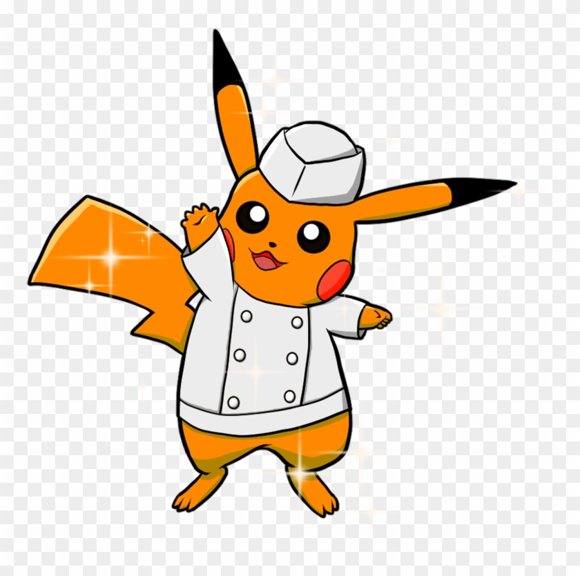 Shiny Chef Pikachu By Sendrakk - Cartoon #993467