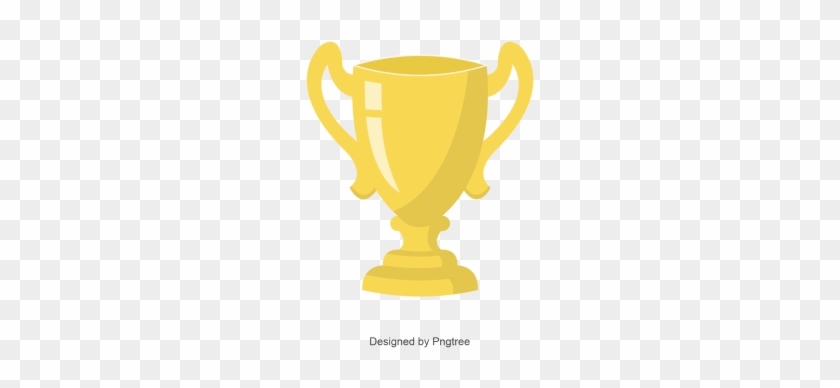 Flat Trophy Vector, Flat Trophy, Trophy, Cup Png And - Trophy #994355