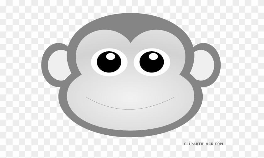 Baby Boy Monkey Animal Free Black White Clipart Images Cute Monkey Face Clipart Free Transparent Png Clipart Images Download