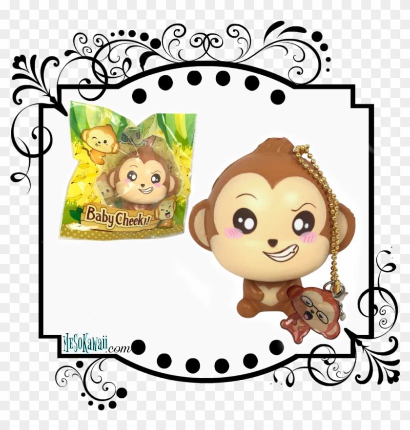 Puni Maru Baby Cheeki Monkey Squishy - Squishy Puni Maru Monkey #994409