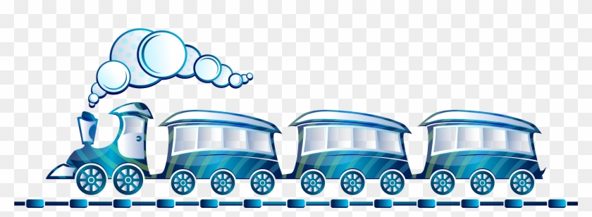 Clipart - Blue Train Clipart #174873