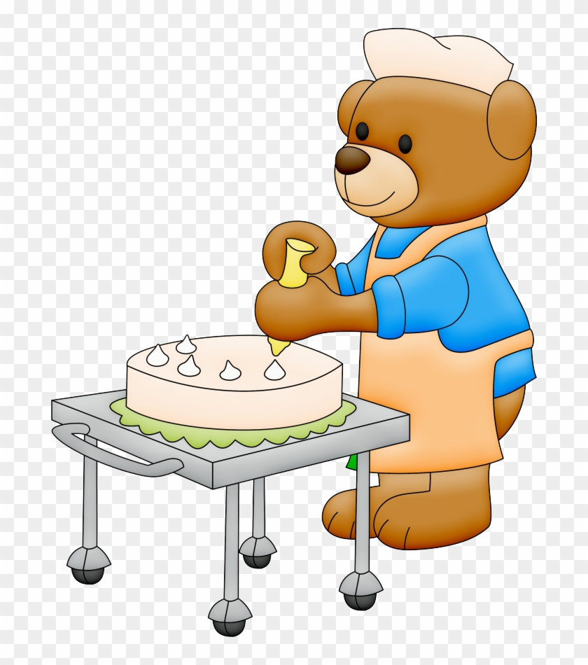 Teddy Bear Birthday Cake Giant Panda Clip Art - Hacer Un Pastel Animado -  Free Transparent PNG Clipart Images Download