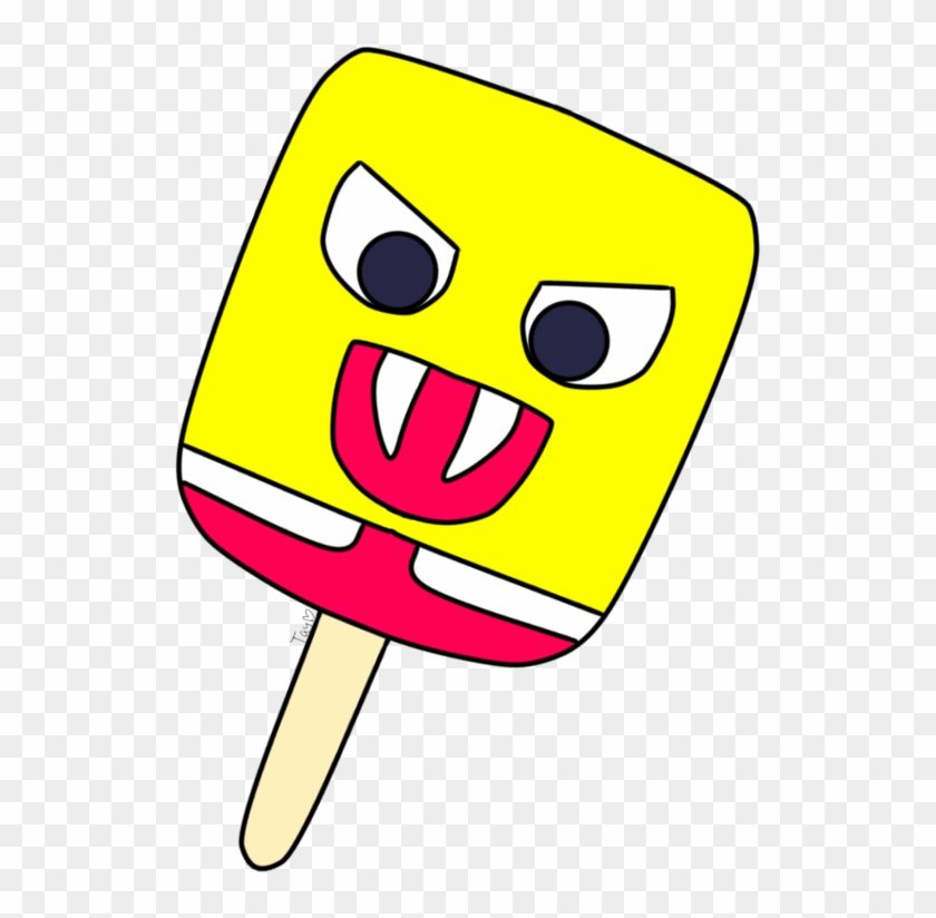 Evil Spongebob Popsicle By Taylorxxwolfie - Spongebob Popsicle #175555