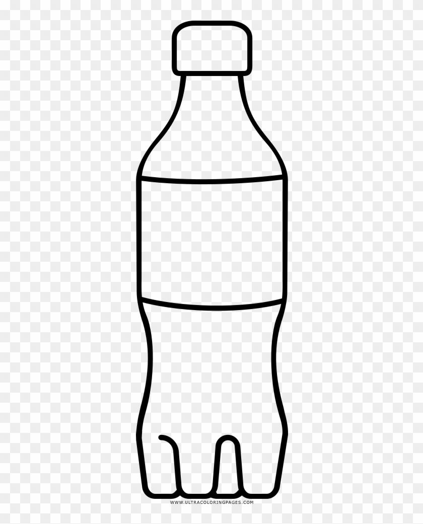 Water Bottles Line Art Coloring Book Clip Art - Black And White Water ...