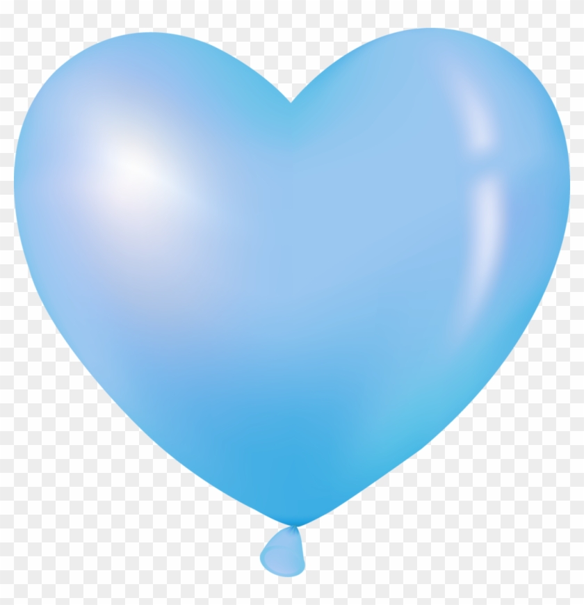 Blue Heart Balloon - Heart Balloon Clip Art #176784