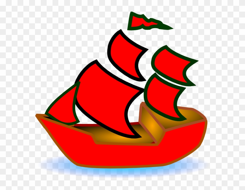 Red Boat Clipart #177884