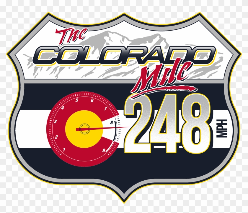 The Colorado Mile Logo - Label #994723