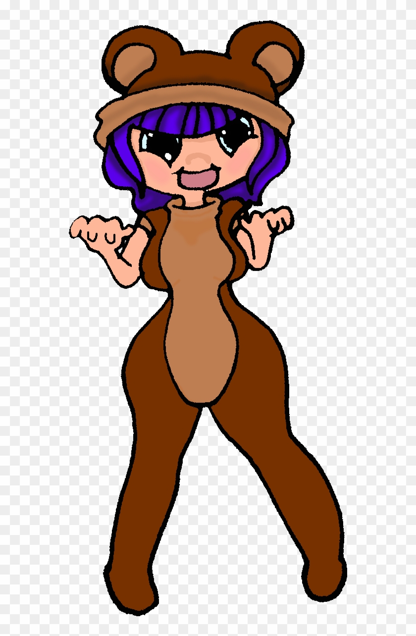 Anime Girl Bear Costume By Anumia - Cartoon #995221