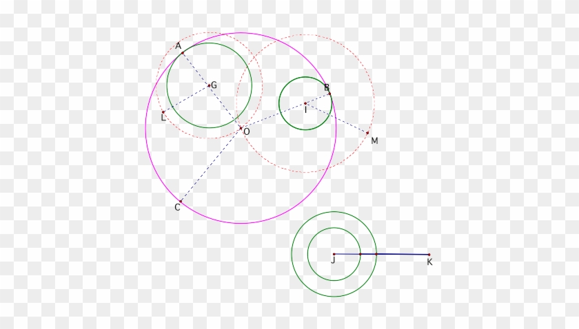 A Circle That Touches Two Circles That Do Not Touch - Circle #995826