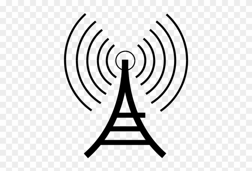 Radio Tower Vector Image - Radio Tower Clipart #995879