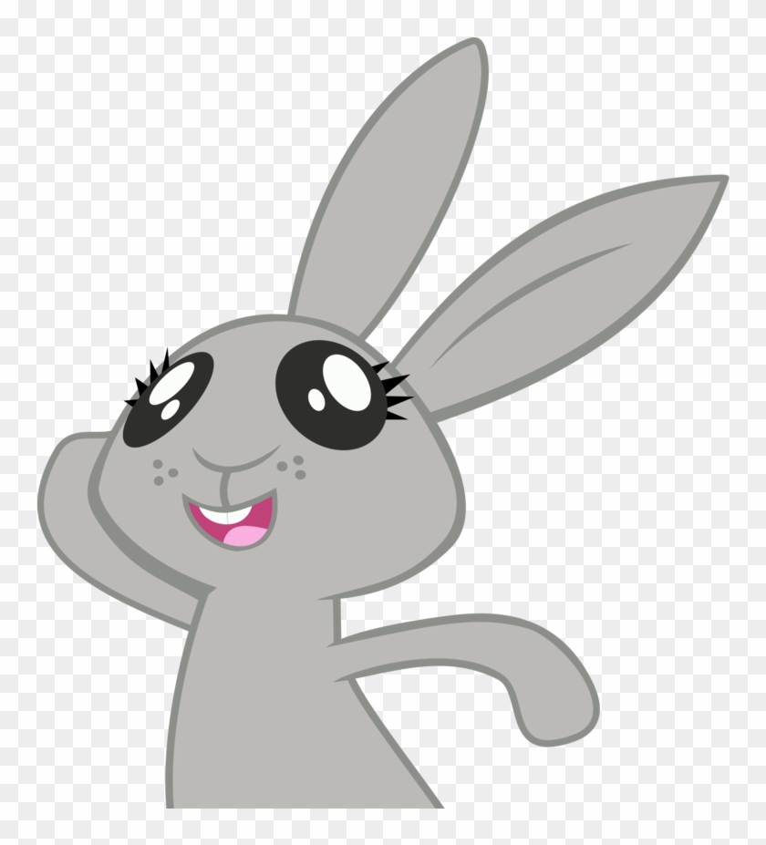 Happy Bunny Vector By Dutchcrafter - Vector Bunny #997706