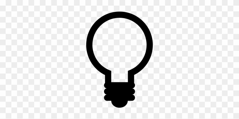 Free Light Bulb Icon Png Vector - Vector Graphics #998628