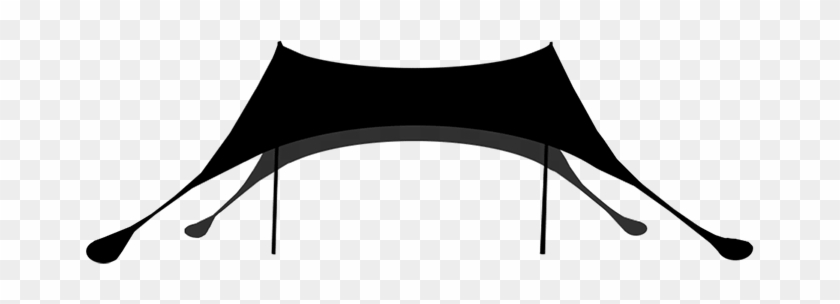 A One-piece Fabric With 2 Foldable Poles - Canopy #998990