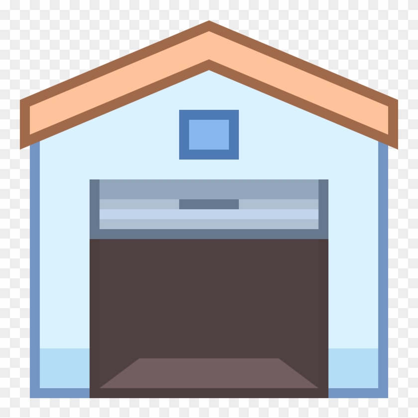 Car Garage Doors Clip Art - Garage Door Open Icon #999255