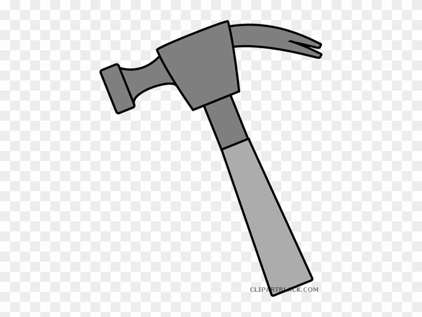 Hammer Tools Free Black White Clipart Images Clipartblack - Clip Art #1000493