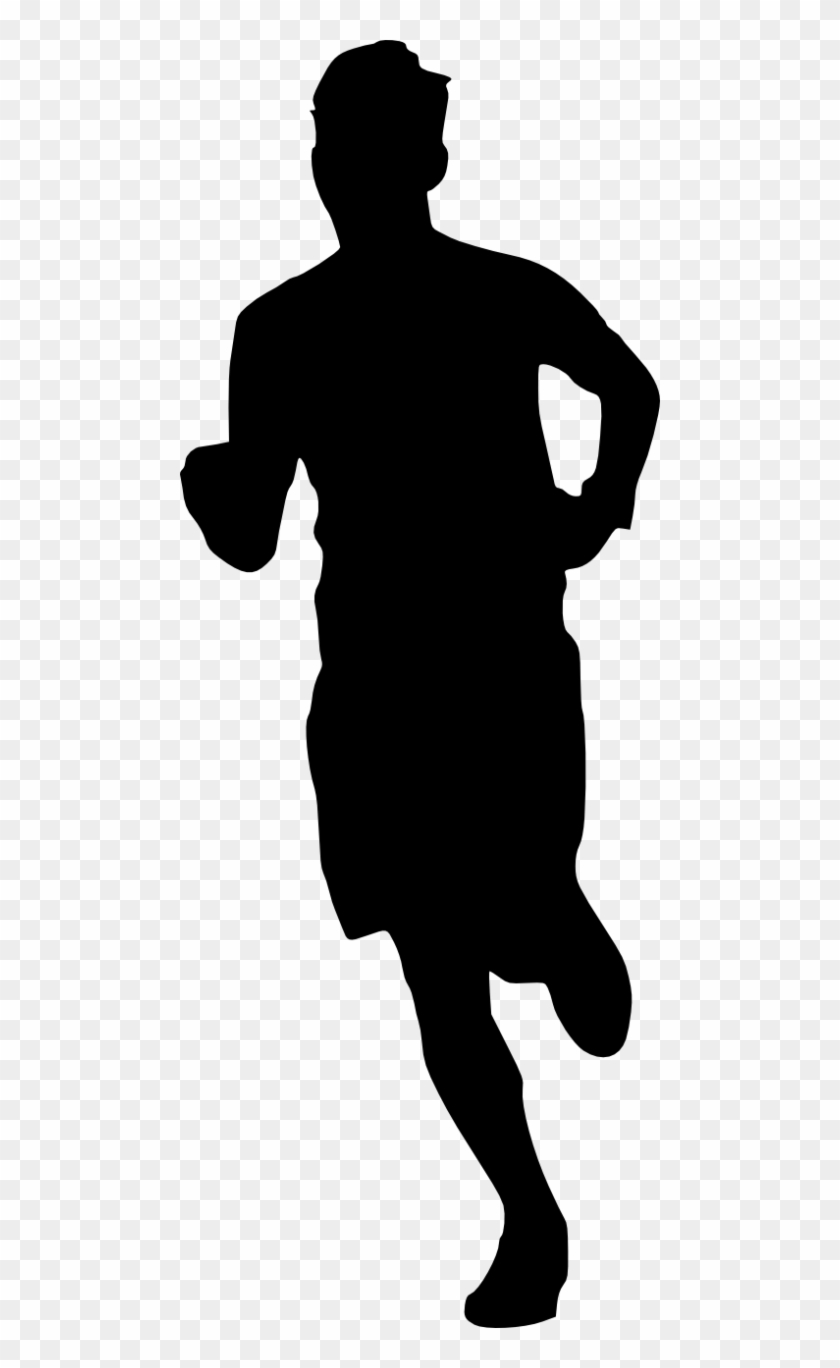 Free Png Man Running Silhouette Png Images Transparent - Nba Logo Silhouette #1000733