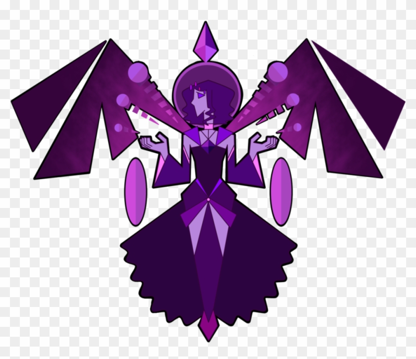 Purple Diamond Mural By The Royal Ink Steven Universe Purple Diamond Mural Free Transparent Png Clipart Images Download