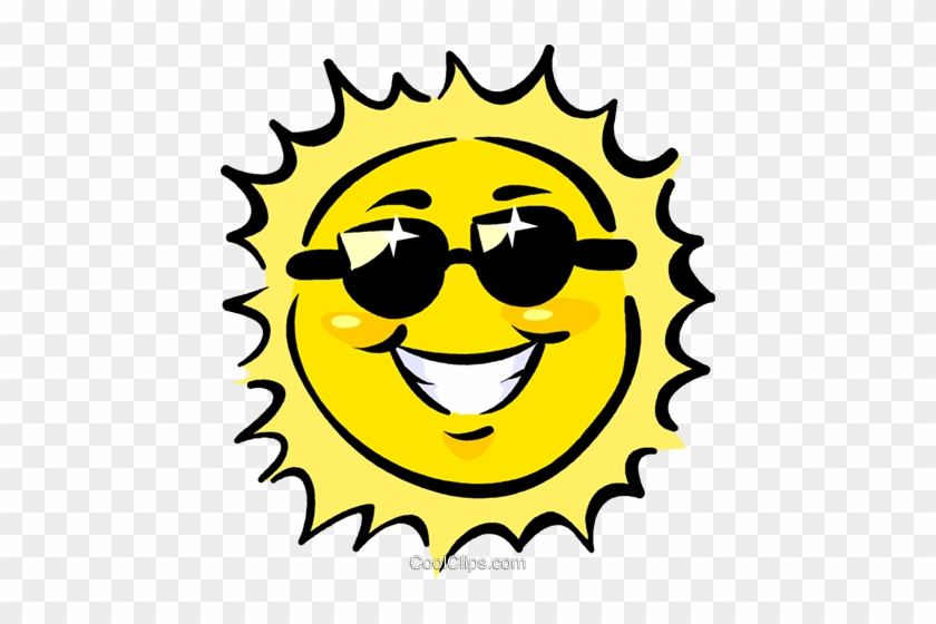 Unique Sun Wearing Sunglasses Clipart The Sun Wearing - Cartoon Sun With Sunglasses #1001400