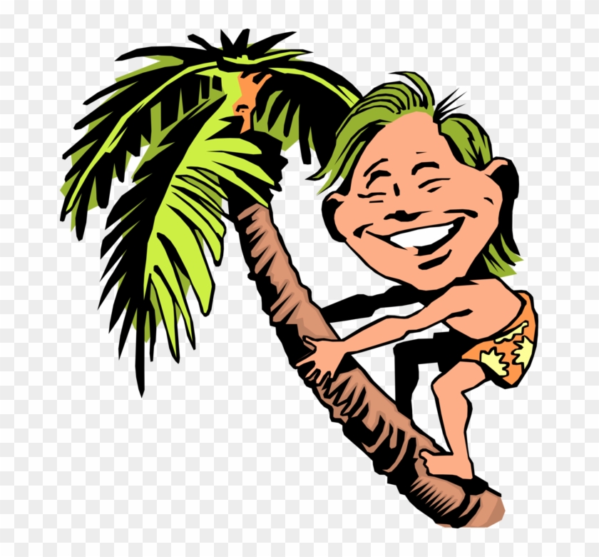hawaiian palm tree clipart