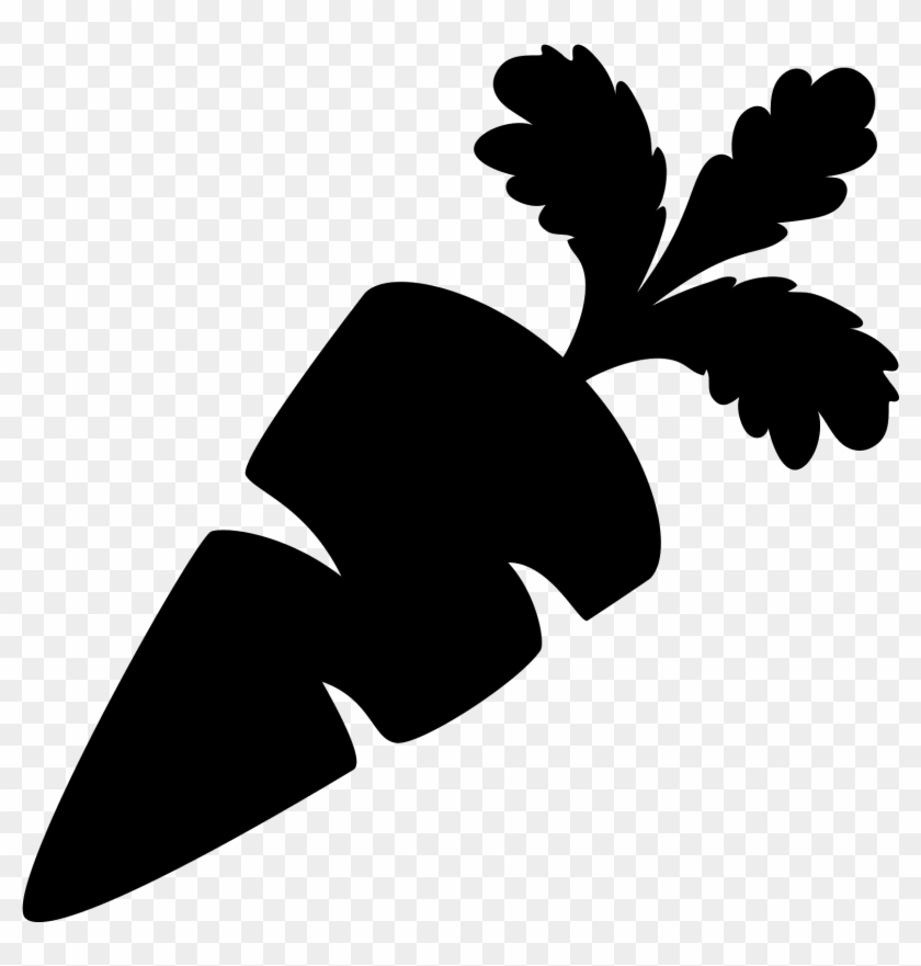 It's A Drawing Of A Carrot With A Bushy Top - Carrot Icon #1003408