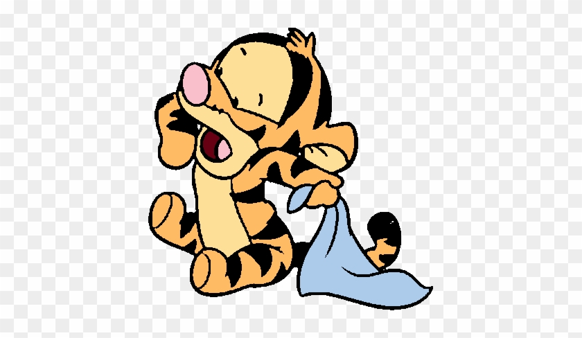 Download Cartoon Baby Tiger Clipart - Winnie The Pooh Baby - Free ...