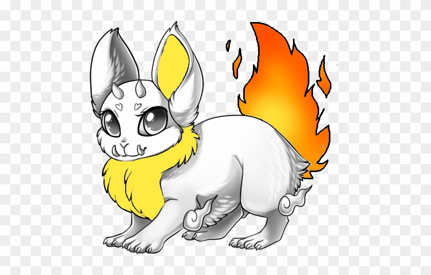 Flame Tail - Cartoon - Full Size PNG Clipart Images Download