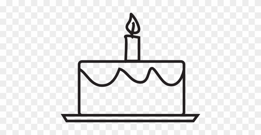 Candles Cake Icon - Cake #1005530