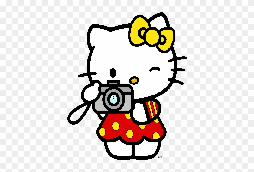 Halloween Clipart Hello Kitty - Hello Kitty With Camera #1007138