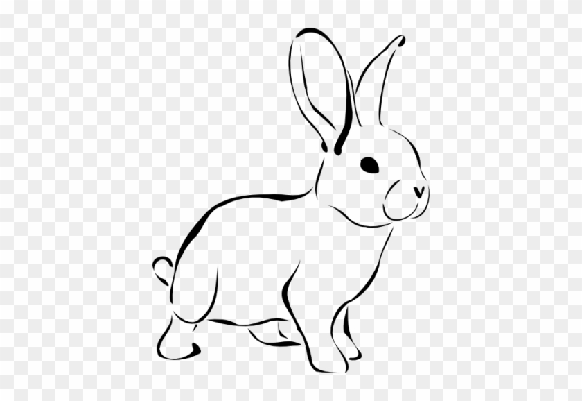 Bunny Black And White Clipart Clipart Kid - Rabbit Clip Art Black And ...