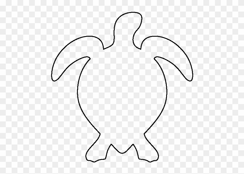Turtle Outline Template
