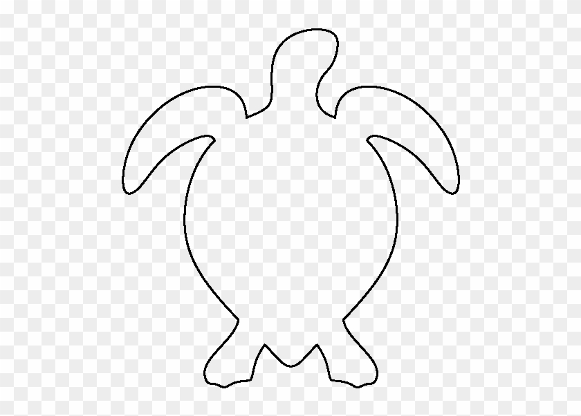 Sea Turtle Pattern Outline Of A Turtle Free Transparent PNG Clipart 