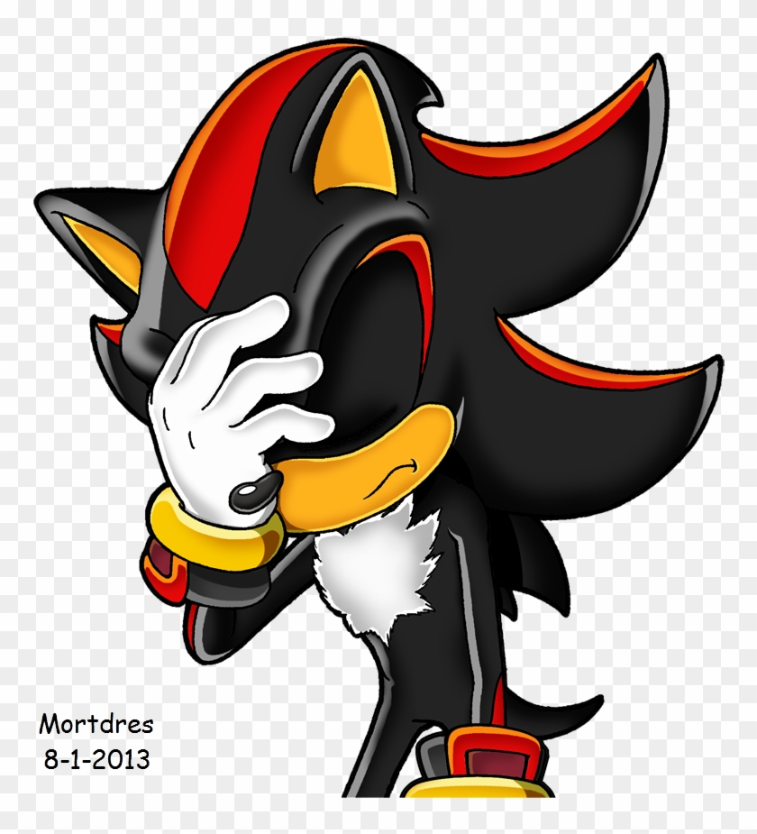 Shadow Facepalm By Mortdres Shadow Facepalm By Mortdres - Sonic Facepalm Png #1008173