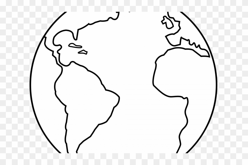 Planet Earth Clipart Outline Earth Clipart Black And White Free Transparent Png Clipart Images Download