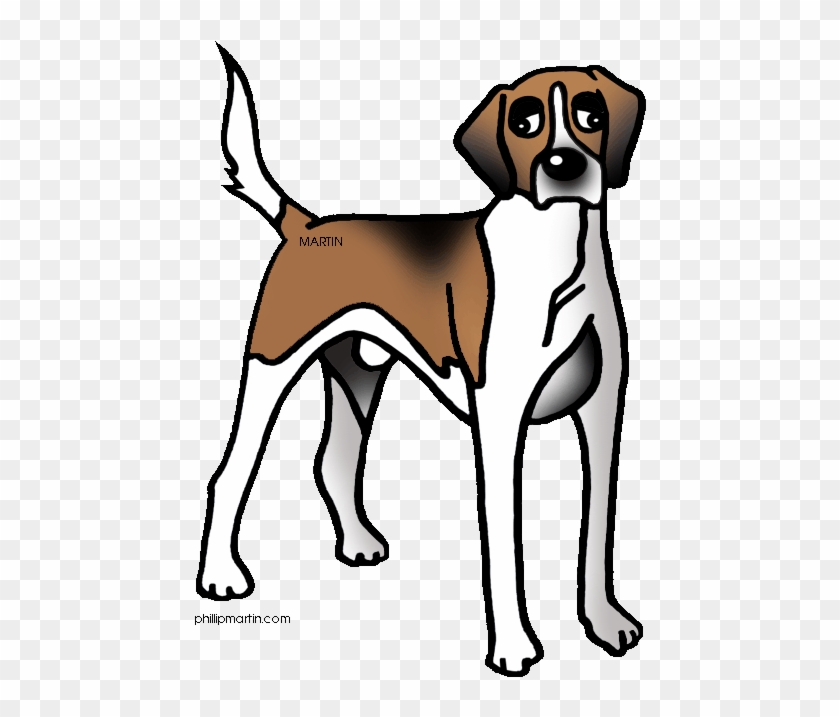 Fox Hound Clipart - Hound Dogs Clipart #1009307