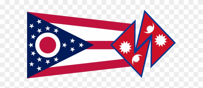 Flag Of Ohio If The State Was Colonized By Nepal - Ohio Became A State #1010158