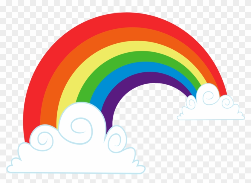 Rainbow Cloud Clip Art - Embankment Tube Station #1011587