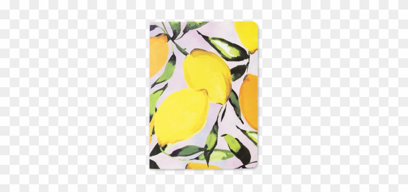 A6 Notebook - Nikki Strange Lemons Pocket A6 Notebook With Gold Foiling #1011730