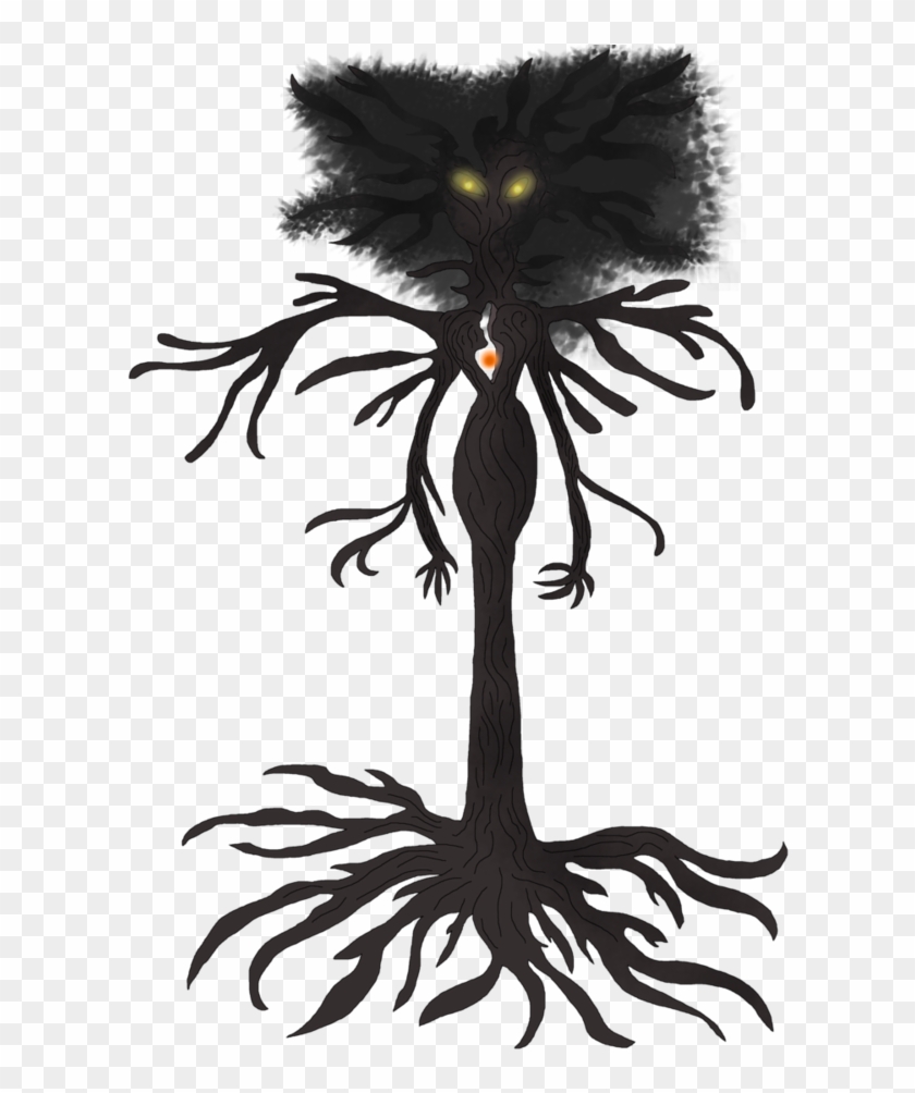 The Dark Tree Rottedcore By Fireember345 - Silhouette #1011768